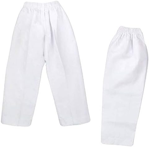 NAMAZU Karate Pantolon Çocuklar ve Yetişkin için 7 oz Manevra / Pamuk Hafif Öğrenci Karate Gi Pantolon Elastik Bel Dövüş Sanatları