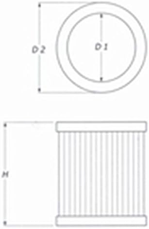 BMC-04 + Fıat Idea (135/235) 1.9 L JTD Yedek Silindirik Hava Filtresi (FB221 / 06)