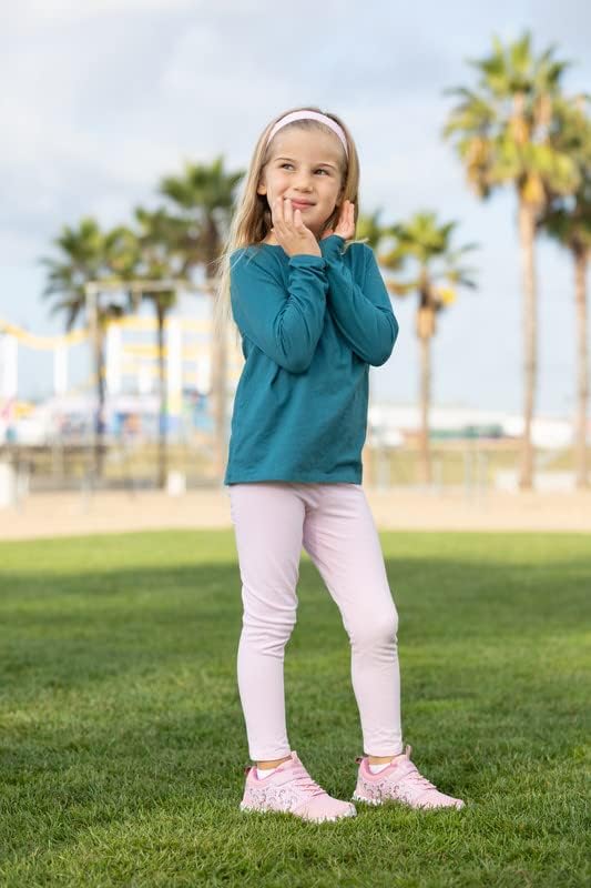 GEERX YUNI Unicorn Kız Ayakkabı Kaymaz Hafif Nefes Rahat Spor Yürüyüş Atletik Koşu Tenis Sneakers (Toddler / Küçük Çocuk)