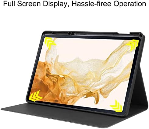 Tablet PC Kılıf Kılıf Samsung Galaxy Tab ile Uyumlu S8 Artı 12.4 (SM-X800,SM-X806) / S7 Artı 12.4 / S7 FE Tablet, Premium PU Deri İş