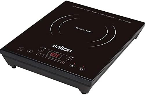 Salton ID1350, İndüksiyonlu Portatif Elektrikli Ocak, 2,5x 11,3 x 14,8, Siyah