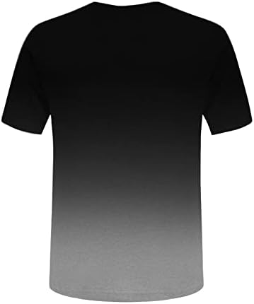 NOKMOPO Kısa Kollu Gömlek Kadınlar için Moda Rahat Rahat Baskılı O-Boyun Kısa Kollu üst bluz
