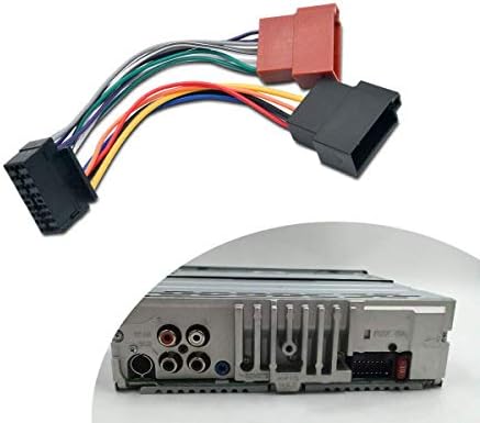 MASO 16 Pin Araba Stereo Radyo Kurşun Tezgah ISO Kablo Demeti Konnektör Adaptörü