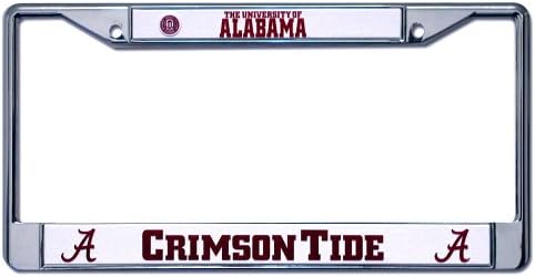 Alabama Crimson Tide Krom Plaka Çerçevesi