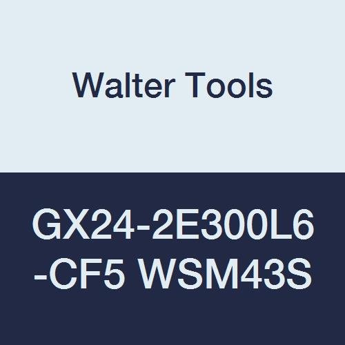 Walter Araçları GX24-2E300L6-CF5 WSM43S Karbür Tiger-Tec Kanal Açma Endekslenebilir Dönüm Ekleme, 0.008 Köşe Yarıçapı (10'lu paket)